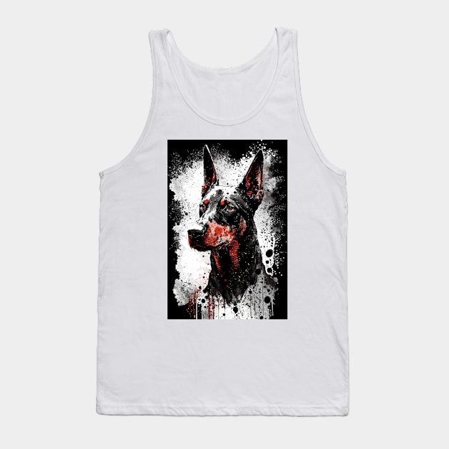 Doberman Portrait Tank Top by TortillaChief